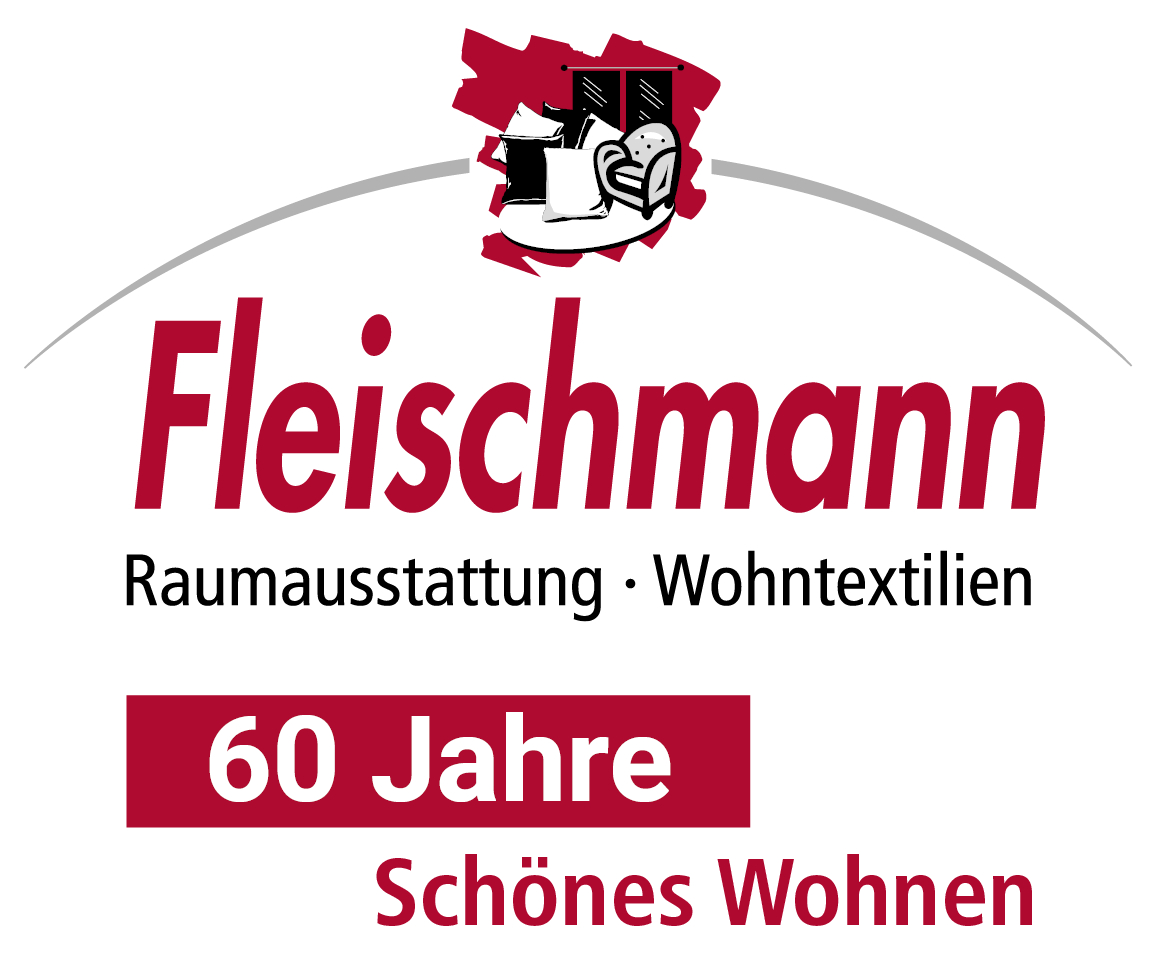 Logo Fleischmann; 60 Jahre schönes Wohnen
